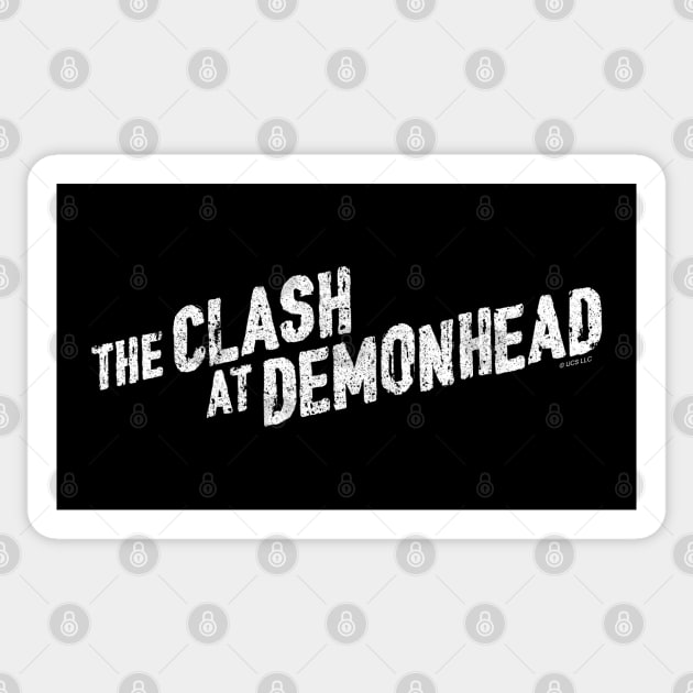 The Clash At Demonhead Sticker by huckblade